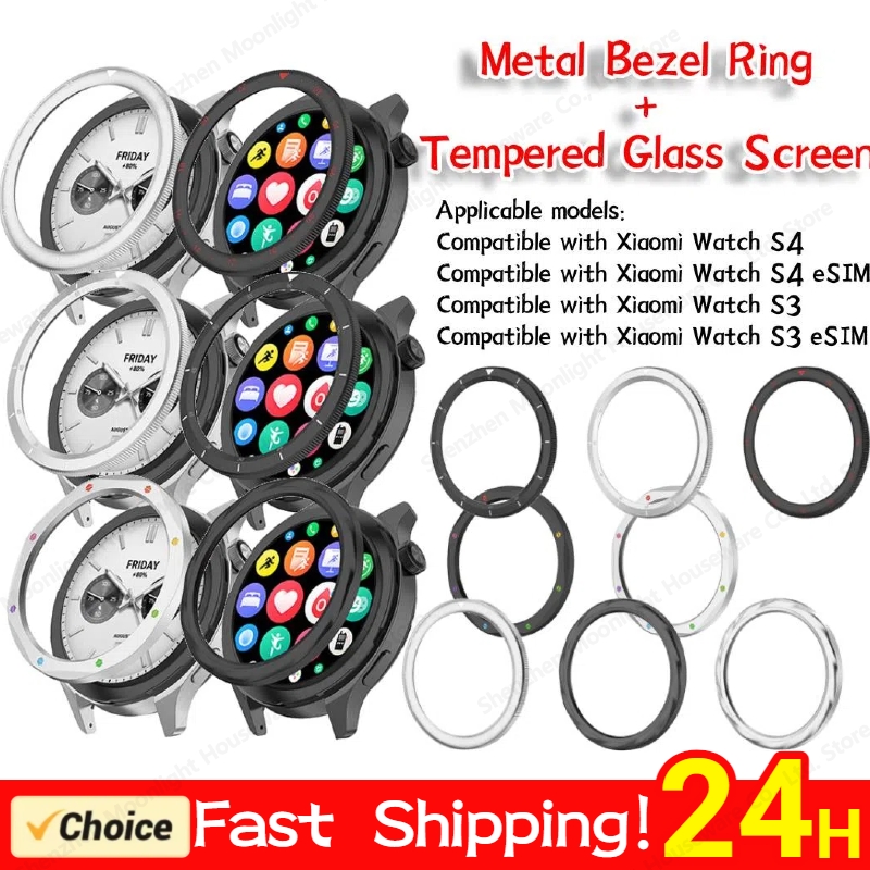 Metal Bezel for  Xiaomi Watch  - Xiaomi Smartwatch S4 Accessories ulasan dan harga