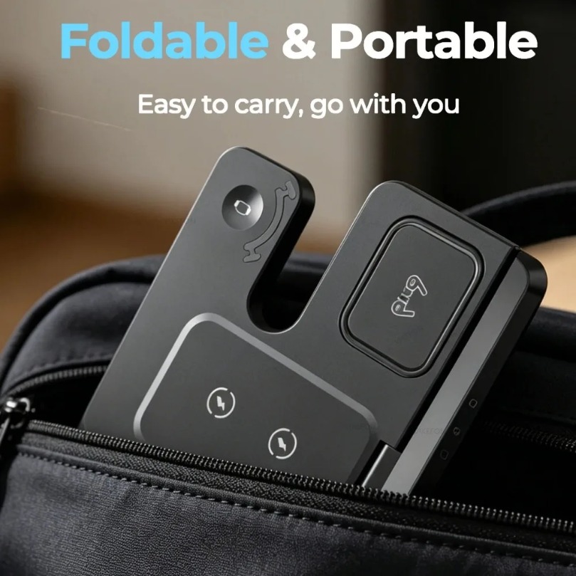 3 in 1 Fast Wireless Charger F - Smartwatch Ac ulasan dan harga