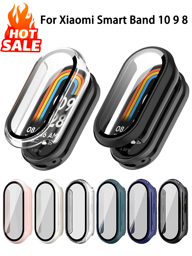 Tempered Glass+PC Case For Xia - Smartwatch Watch Accessories For Women ulasan dan harga