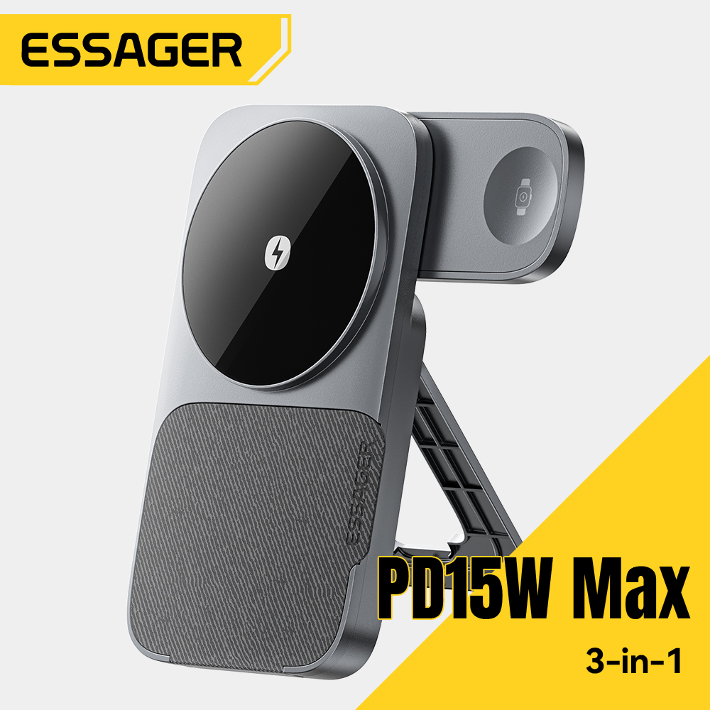 Essager 3-in-1 Portable Foldin - Smartwatch Ac ulasan dan harga