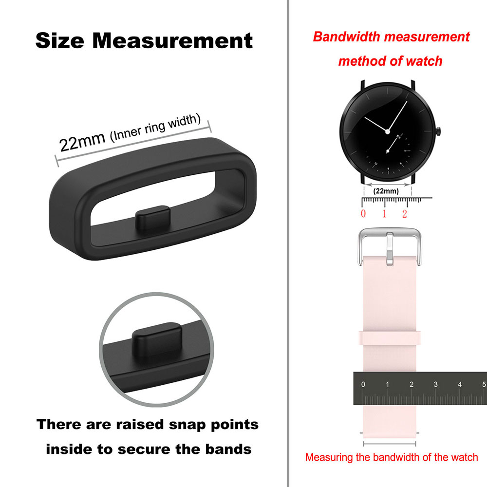 18 20 22mm Watch Band Ring Rub - Silicone Band Replacement ulasan dan harga