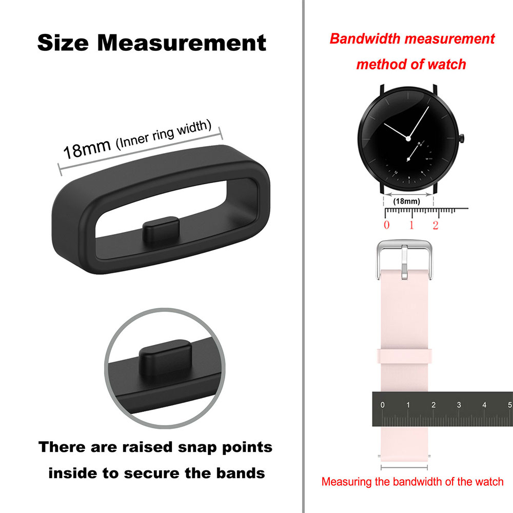 18 20 22mm Watch Band Ring Rub - Silicone Band Replacement ulasan dan harga