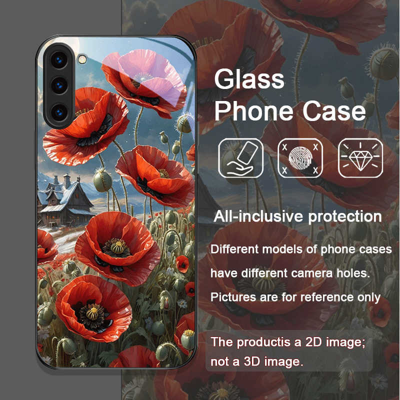 Retro Poppy Flower Bloom Hot R - Samsung Galaxy S25 ulasan dan harga