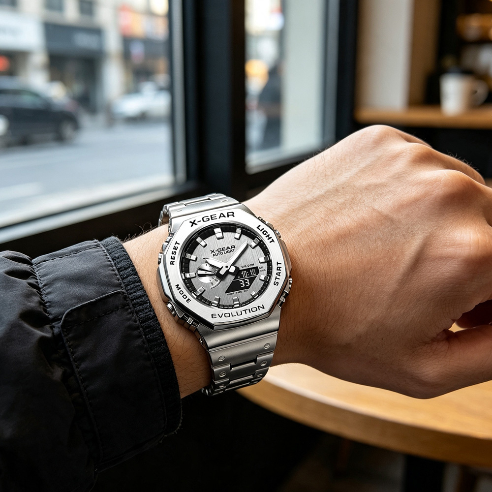 X-GEAR Dual Display Digital Sp - Smartwatch Touch ulasan dan harga